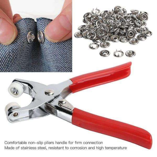 Plier Button Press Tool For all Clouth With free Button