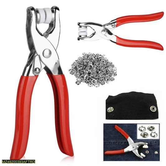 Plier Button Press Tool For all Clouth With free Button