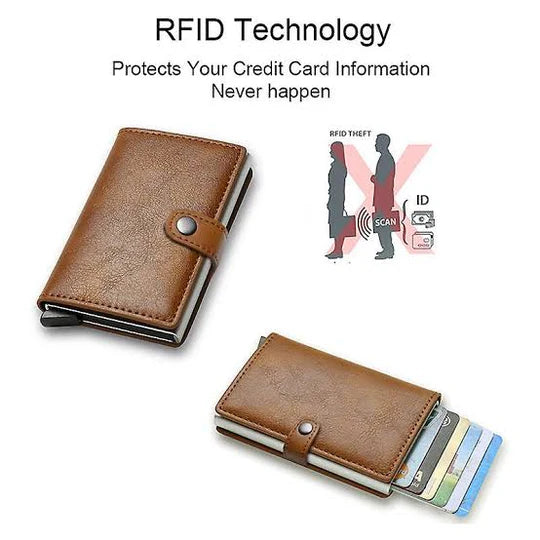 Long wallet For Men Popup Wallet Card Holder Clasp